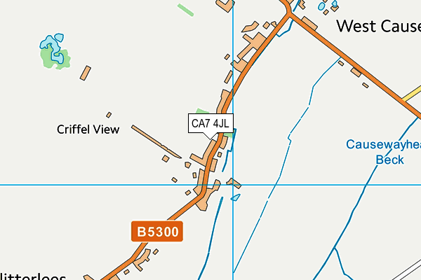 CA7 4JL map - OS VectorMap District (Ordnance Survey)