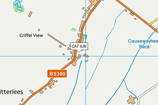 CA7 4JN map - OS VectorMap District (Ordnance Survey)