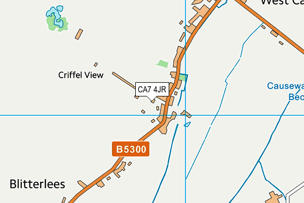CA7 4JR map - OS VectorMap District (Ordnance Survey)