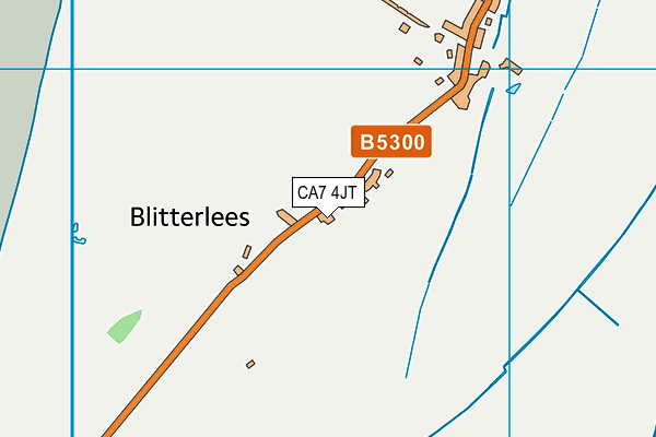 CA7 4JT map - OS VectorMap District (Ordnance Survey)