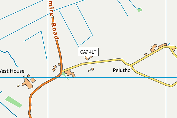 CA7 4LT map - OS VectorMap District (Ordnance Survey)