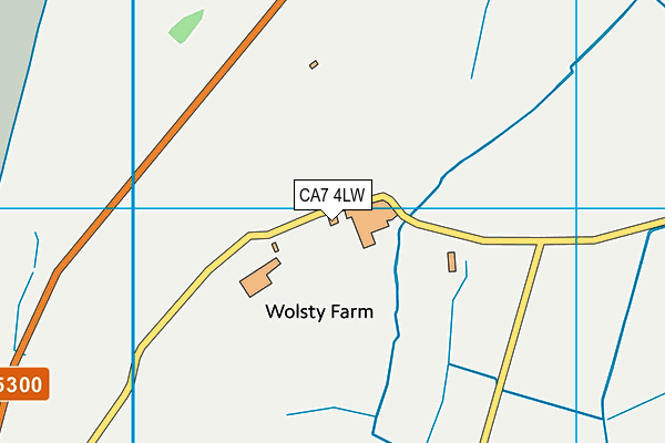 CA7 4LW map - OS VectorMap District (Ordnance Survey)
