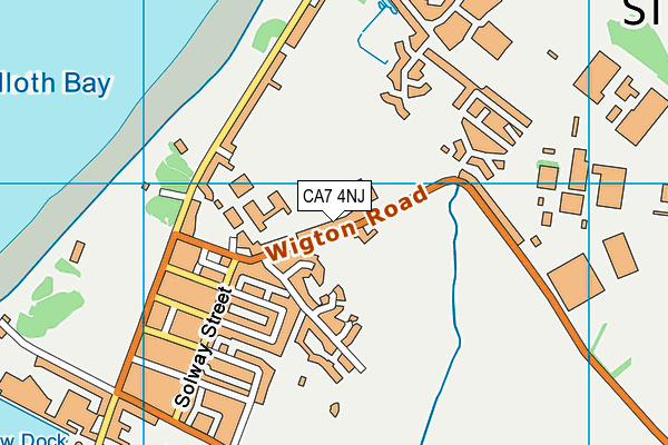 CA7 4NJ map - OS VectorMap District (Ordnance Survey)