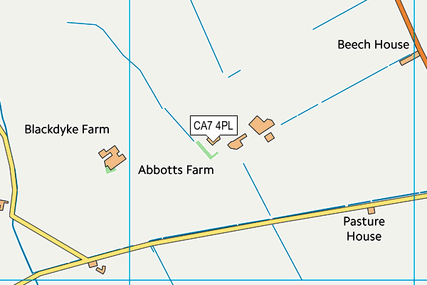 CA7 4PL map - OS VectorMap District (Ordnance Survey)