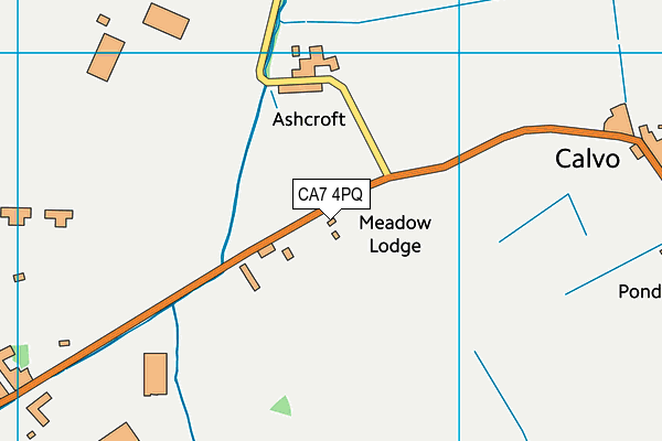 CA7 4PQ map - OS VectorMap District (Ordnance Survey)