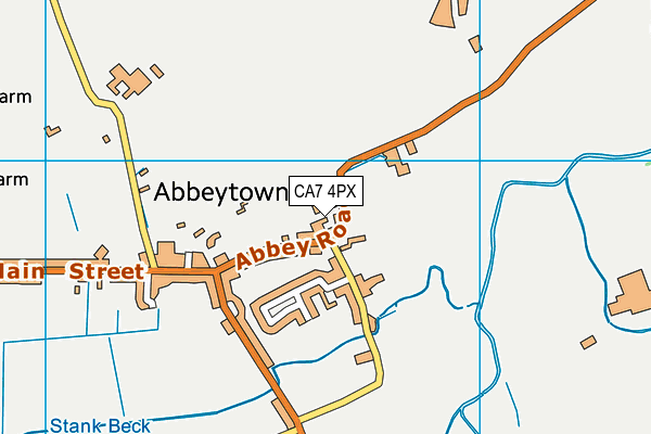 CA7 4PX map - OS VectorMap District (Ordnance Survey)