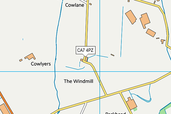 CA7 4PZ map - OS VectorMap District (Ordnance Survey)