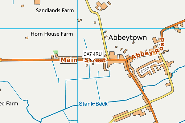 Holm Cultram Abbey C Of E School map (CA7 4RU) - OS VectorMap District (Ordnance Survey)