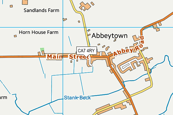 CA7 4RY map - OS VectorMap District (Ordnance Survey)