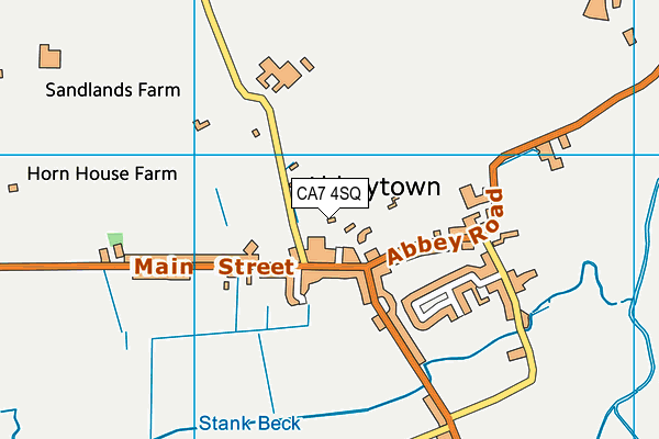 CA7 4SQ map - OS VectorMap District (Ordnance Survey)