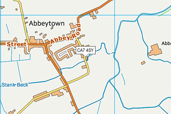 CA7 4SY map - OS VectorMap District (Ordnance Survey)