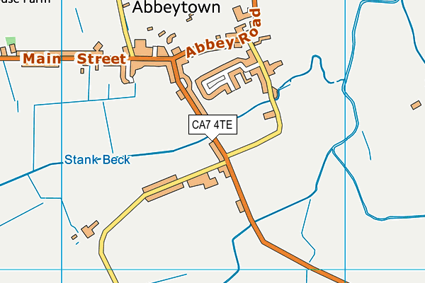 Abbeytown Recreation Field map (CA7 4TE) - OS VectorMap District (Ordnance Survey)
