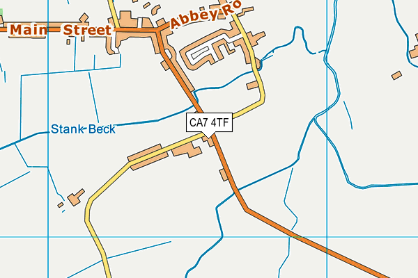 CA7 4TF map - OS VectorMap District (Ordnance Survey)