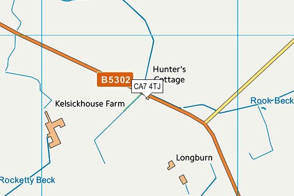 CA7 4TJ map - OS VectorMap District (Ordnance Survey)