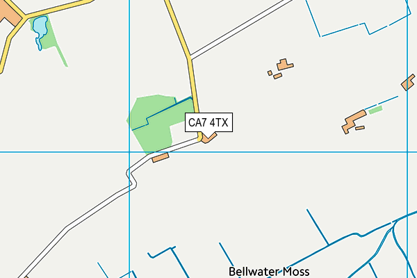 CA7 4TX map - OS VectorMap District (Ordnance Survey)