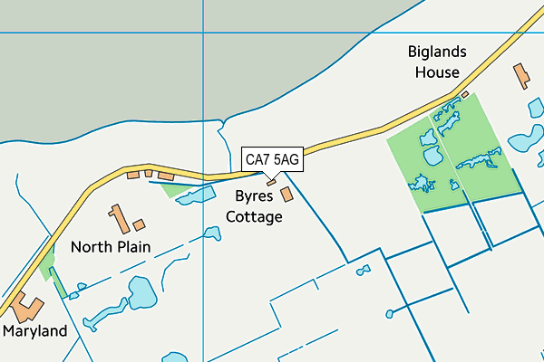 CA7 5AG map - OS VectorMap District (Ordnance Survey)