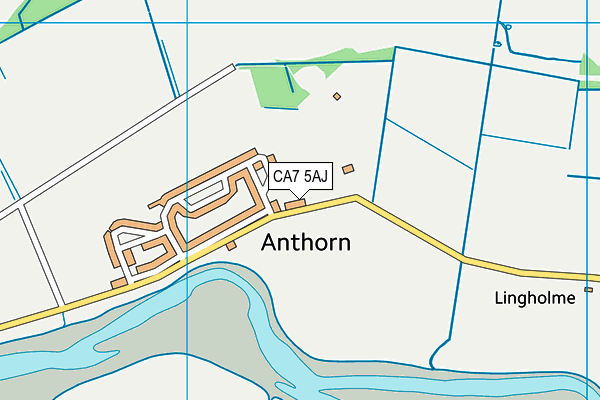 CA7 5AJ map - OS VectorMap District (Ordnance Survey)