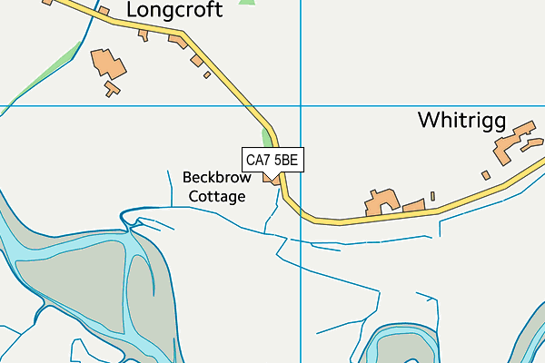 CA7 5BE map - OS VectorMap District (Ordnance Survey)