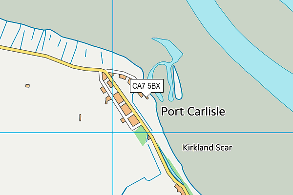 CA7 5BX map - OS VectorMap District (Ordnance Survey)