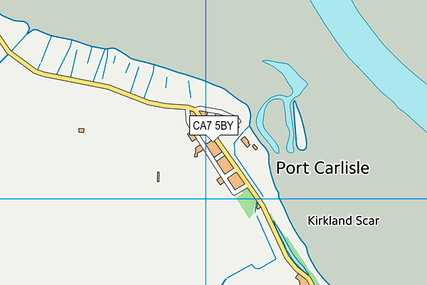 CA7 5BY map - OS VectorMap District (Ordnance Survey)