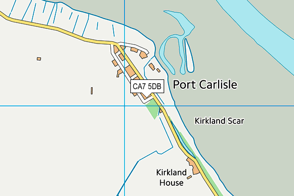 CA7 5DB map - OS VectorMap District (Ordnance Survey)