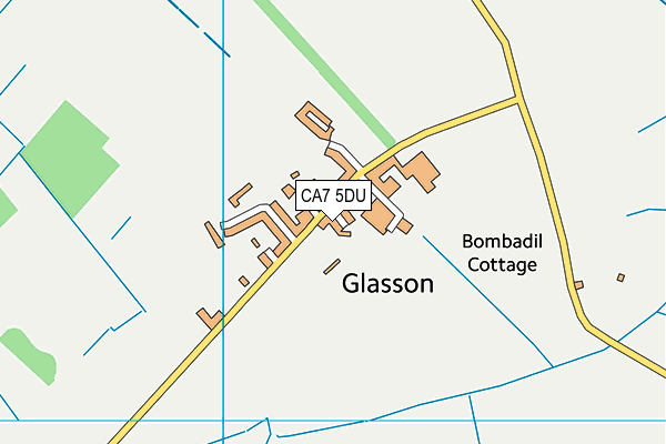 CA7 5DU map - OS VectorMap District (Ordnance Survey)