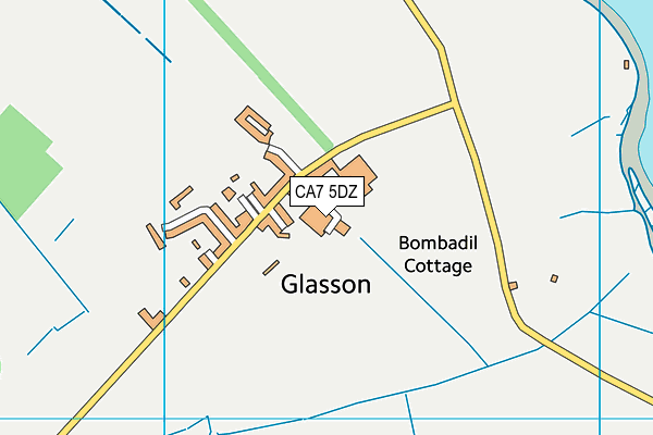 CA7 5DZ map - OS VectorMap District (Ordnance Survey)