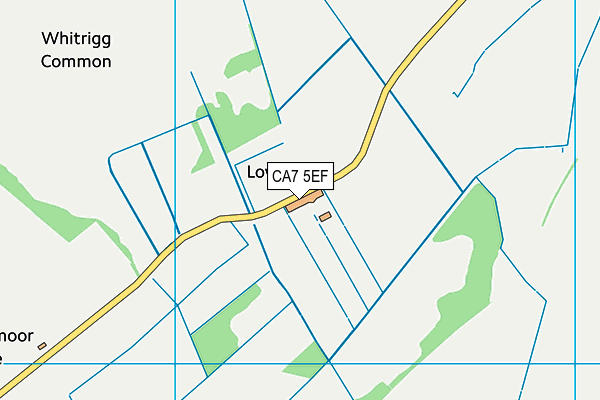 CA7 5EF map - OS VectorMap District (Ordnance Survey)