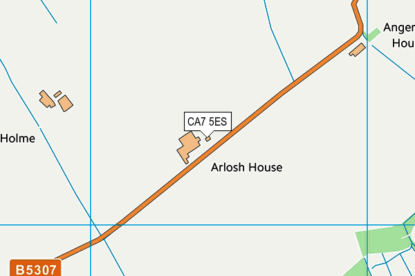 CA7 5ES map - OS VectorMap District (Ordnance Survey)