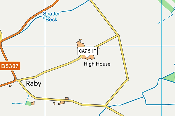 CA7 5HF map - OS VectorMap District (Ordnance Survey)