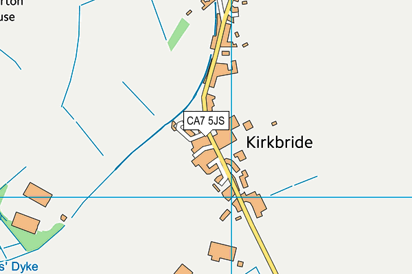 CA7 5JS map - OS VectorMap District (Ordnance Survey)