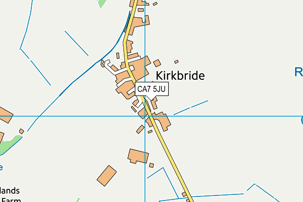 CA7 5JU map - OS VectorMap District (Ordnance Survey)