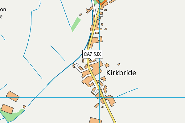 CA7 5JX map - OS VectorMap District (Ordnance Survey)