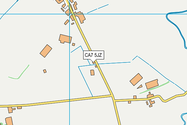 CA7 5JZ map - OS VectorMap District (Ordnance Survey)