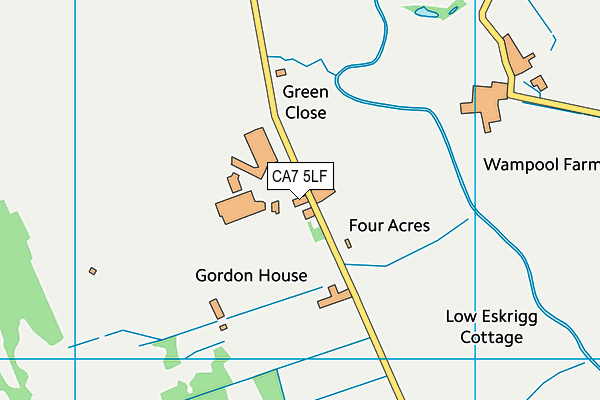 CA7 5LF map - OS VectorMap District (Ordnance Survey)