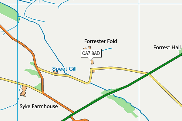 CA7 8AD map - OS VectorMap District (Ordnance Survey)