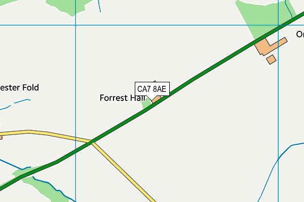 CA7 8AE map - OS VectorMap District (Ordnance Survey)