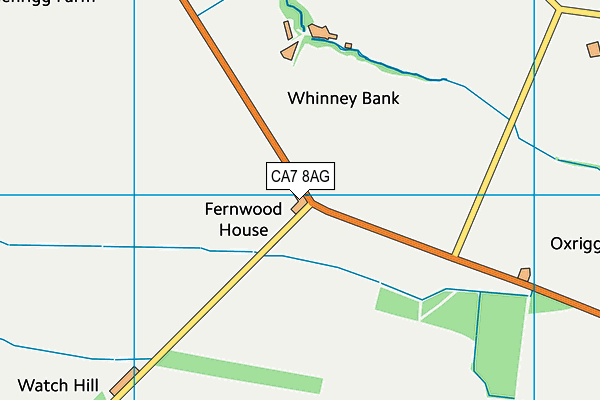 CA7 8AG map - OS VectorMap District (Ordnance Survey)