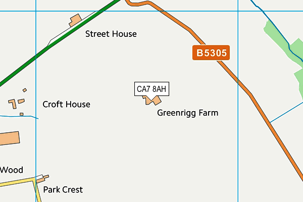 CA7 8AH map - OS VectorMap District (Ordnance Survey)