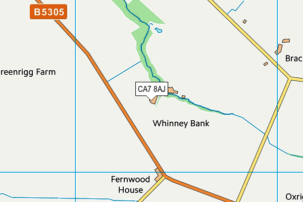 CA7 8AJ map - OS VectorMap District (Ordnance Survey)