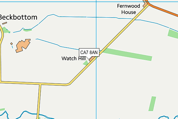 CA7 8AN map - OS VectorMap District (Ordnance Survey)