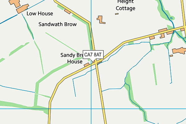 CA7 8AT map - OS VectorMap District (Ordnance Survey)