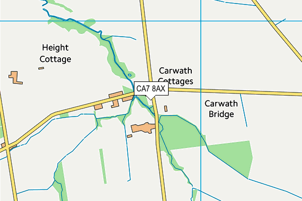 CA7 8AX map - OS VectorMap District (Ordnance Survey)