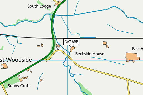 CA7 8BB map - OS VectorMap District (Ordnance Survey)