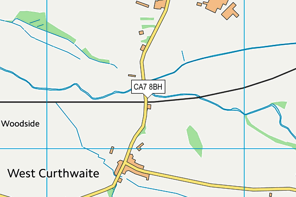 CA7 8BH map - OS VectorMap District (Ordnance Survey)