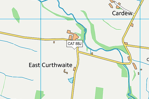 CA7 8BJ map - OS VectorMap District (Ordnance Survey)