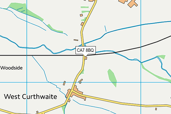 CA7 8BQ map - OS VectorMap District (Ordnance Survey)