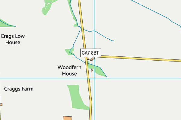 CA7 8BT map - OS VectorMap District (Ordnance Survey)