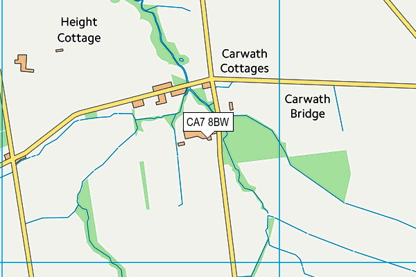 CA7 8BW map - OS VectorMap District (Ordnance Survey)