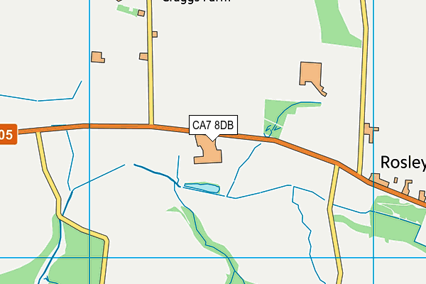 CA7 8DB map - OS VectorMap District (Ordnance Survey)